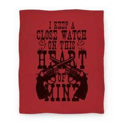 Movie Anime I Keep A Close Watch On This Heart Of Mine (Red) Premium Fleece Sherpa Blanket Perfect Gifts For Family On Christmas