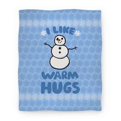 Movie Anime I Like Warm Hugs Premium Fleece Sherpa Blanket Perfect And Unique Gifts For Family On Christmas