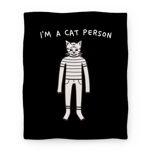 Movie Anime I'm A Cat Person Premium Fleece Sherpa Blanket Perfect And Unique Gifts For Family On Christmas