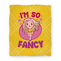 Movie Anime I'm So Fancy Premium Fleece Sherpa Blanket Perfect And Unique Gifts For Family On Christmas
