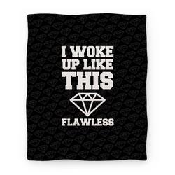 Movie Anime I Woke Up Like This Premium Fleece Sherpa Blanket Perfect And Unique Gifts For Family On Christmas