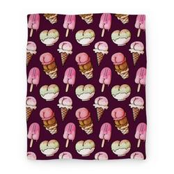 Movie Anime Ice Cream Butts Premium Fleece Sherpa Blanket Perfect And Unique Gifts For Family On Christmas