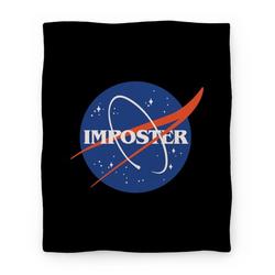 Movie Anime Imposter Nasa Logo Parody Premium Fleece Sherpa Blanket Perfect Gifts For Family On Christmas