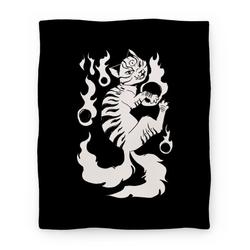 Movie Anime Ink Nekomata Premium Fleece Sherpa Blanket Perfect And Unique Gifts For Family On Christmas