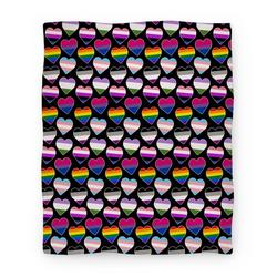 Movie Anime It's All Love Pattern Premium Fleece Sherpa Blanket Perfect And Unique Gifts For Family On Christmas