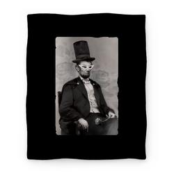 Movie Anime Japanese Abraham Lincoln Premium Fleece Sherpa Blanket Perfect Gifts For Family On Christmas