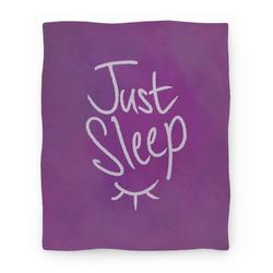 Movie Anime Just Sleep Premium Fleece Sherpa Blanket Perfect And Unique Gifts For Family On Christmas Holiday