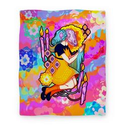 Movie Anime Kaleidoscope Prayer Premium Fleece Sherpa Blanket Perfect And Unique Gifts For Family On Christmas