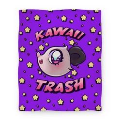Movie Anime Kawaii Trash Premium Fleece Sherpa Blanket Perfect And Unique Gifts For Family On Christmas