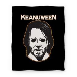 Movie Anime Keanuween - Keanu Halloween Premium Fleece Sherpa Blanket Perfect Gifts For Family On Christmas
