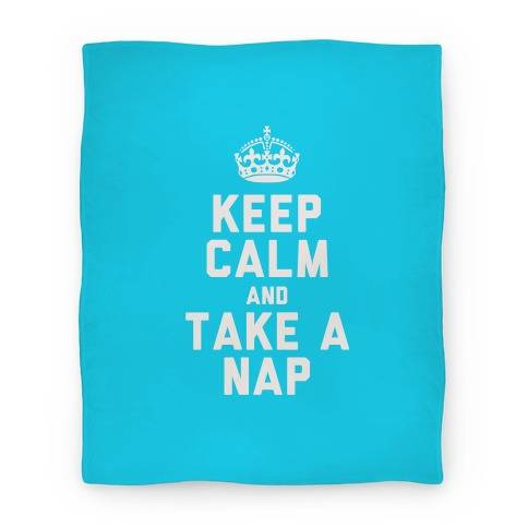 Movie Anime Keep Calm And Take A Nap Premium Fleece Sherpa Blanket Perfect Gifts For Family On Christmas