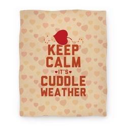 Movie Anime Keep Calm It's Cuddle Weather Premium Fleece Sherpa Blanket Perfect Gifts For Family On Christmas