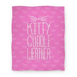 Movie Anime Kitty Cuddle Weather Premium Fleece Sherpa Blanket Perfect And Unique Gifts For Family On Christmas