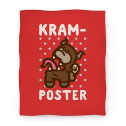 Movie Anime Kram-Poster Parody Premium Fleece Sherpa Blanket Perfect And Unique Gifts For Family On Christmas