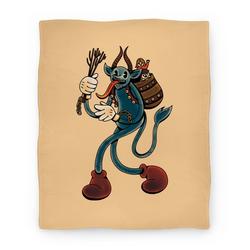 Movie Anime Krampus Cartoon Premium Fleece Sherpa Blanket Perfect And Unique Gifts For Family On Christmas