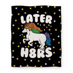 Movie Anime Later H8rs Premium Fleece Sherpa Blanket Perfect And Unique Gifts For Family On Christmas Holiday