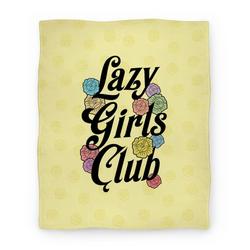 Movie Anime Lazy Girls Club Premium Fleece Sherpa Blanket Perfect And Unique Gifts For Family On Christmas
