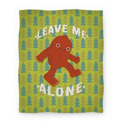 Movie Anime Leave Me Alone Bigfoot Premium Fleece Sherpa Blanket Perfect Gifts For Family On Christmas