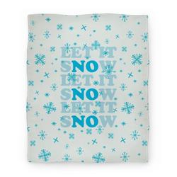 Movie Anime Let It sNOw Premium Fleece Sherpa Blanket Perfect And Unique Gifts For Family On Christmas