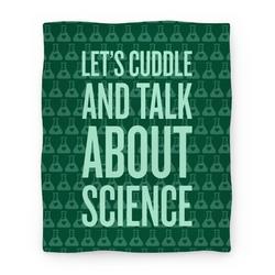 Movie Anime Let's Cuddle And Talk About Science () Premium Fleece Sherpa Blanket Perfect Gifts For Family On Christmas