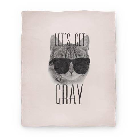 Movie Anime Let's Get Cray Premium Fleece Sherpa Blanket Perfect And Unique Gifts For Family On Christmas