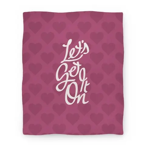 Movie Anime Let's Get It On Premium Fleece Sherpa Blanket Perfect And Unique Gifts For Family On Christmas