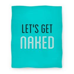 Movie Anime Let's Get Naked Premium Fleece Sherpa Blanket Perfect And Unique Gifts For Family On Christmas