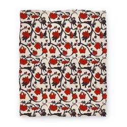 Movie Anime Little Red Riding Hood & Wolf Floral Pattern Premium Fleece Sherpa Blanket Perfect Gifts For Family On Christmas