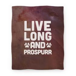 Movie Anime Live Long And Prospurr Premium Fleece Sherpa Blanket Perfect Gifts For Family On Christmas