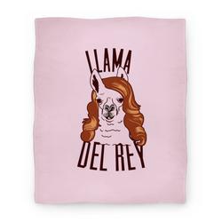Movie Anime Llama Del Ray Premium Fleece Sherpa Blanket Perfect And Unique Gifts For Family On Christmas
