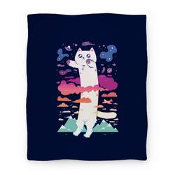 Movie Anime Long Cat Premium Fleece Sherpa Blanket Perfect And Unique Gifts For Family On Christmas Holiday