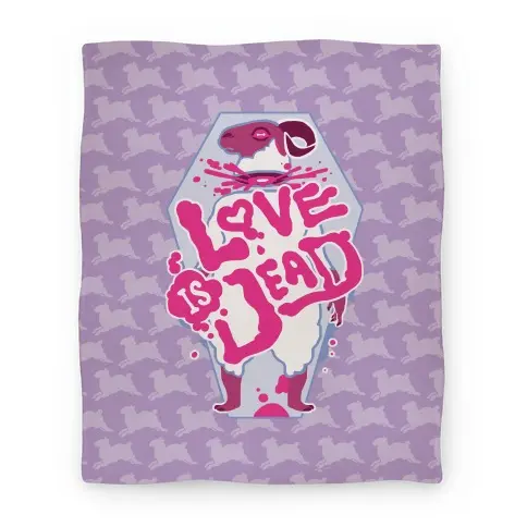 Movie Anime Love Is Dead Premium Fleece Sherpa Blanket Perfect And Unique Gifts For Family On Christmas