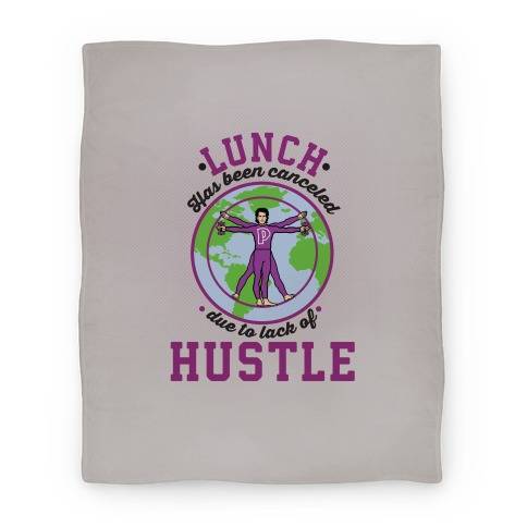 Movie Anime Lunch Has Been Canceled Due To Lack Of Hustle Premium Fleece Sherpa Blanket Perfect Gifts For Family On Christmas