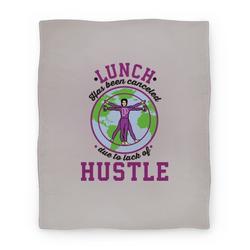 Movie Anime Lunch Has Been Canceled Due To Lack Of Hustle Premium Fleece Sherpa Blanket Perfect Gifts For Family On Christmas