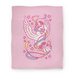 Movie Anime Magical Girl Goose Premium Fleece Sherpa Blanket Perfect And Unique Gifts For Family On Christmas