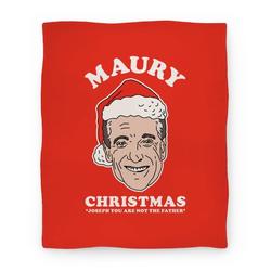 Movie Anime Maury Christmas Joseph You are Not the Father Premium Fleece Sherpa Blanket Perfect Gifts For Family On Christmas