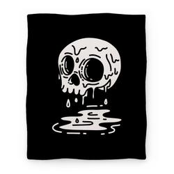 Movie Anime Melting Skull Premium Fleece Sherpa Blanket Perfect And Unique Gifts For Family On Christmas