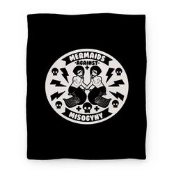 Movie Anime Mermaids Against Misogyny Premium Fleece Sherpa Blanket Perfect Gifts For Family On Christmas