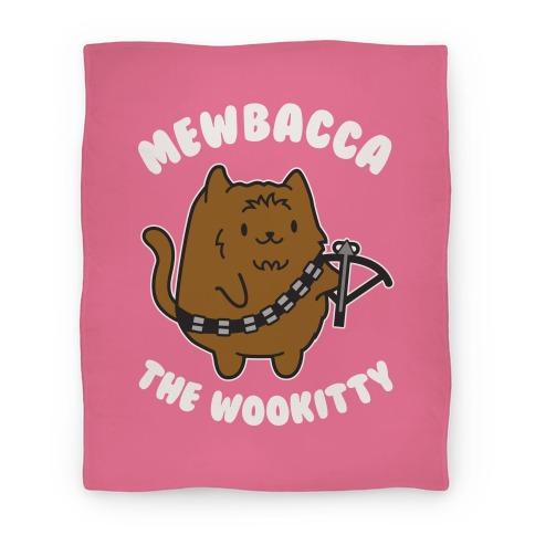 Movie Anime Mewbacca the Wookitty Premium Fleece Sherpa Blanket Perfect And Unique Gifts For Family On Christmas