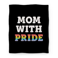 Movie Anime Mom With Pride Premium Fleece Sherpa Blanket Perfect And Unique Gifts For Family On Christmas