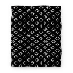 Movie Anime Moon Glyphs Pattern Premium Fleece Sherpa Blanket Perfect And Unique Gifts For Family On Christmas