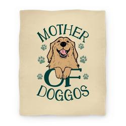Movie Anime Mother Of Doggos Premium Fleece Sherpa Blanket Perfect And Unique Gifts For Family On Christmas