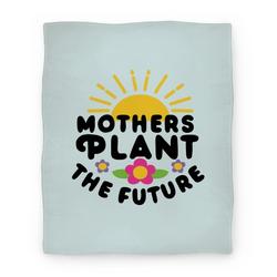 Movie Anime Mothers Plant The Future Premium Fleece Sherpa Blanket Perfect Gifts For Family On Christmas