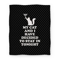 Movie Anime My Cat And I Premium Fleece Sherpa Blanket Perfect And Unique Gifts For Family On Christmas