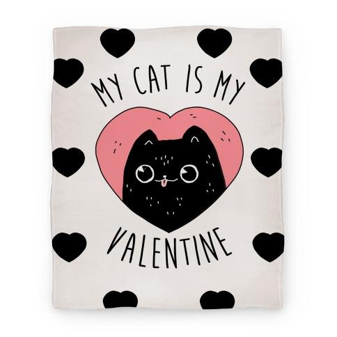 Movie Anime My Cat is My Valentine Premium Fleece Sherpa Blanket Perfect Gifts For Family On Christmas
