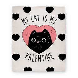 Movie Anime My Cat is My Valentine Premium Fleece Sherpa Blanket Perfect Gifts For Family On Christmas
