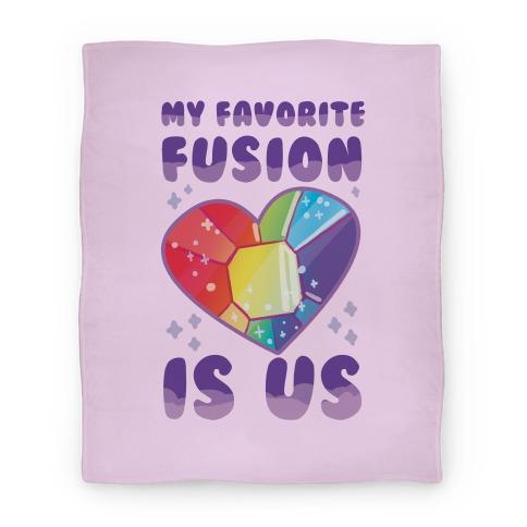 Movie Anime My Favorite Fusion is Us Premium Fleece Sherpa Blanket Perfect Gifts For Family On Christmas