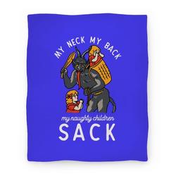 Movie Anime My Neck My Back My Naughty Children Sack Premium Fleece Sherpa Blanket Perfect Gifts For Family On Christmas