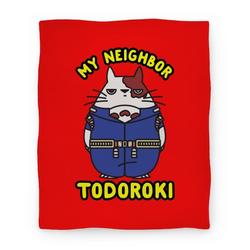 Movie Anime My Neighbor Todoroki Premium Fleece Sherpa Blanket Perfect And Unique Gifts For Family On Christmas