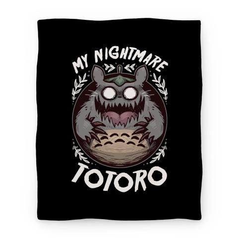 Movie Anime My Nightmare Totoro Premium Fleece Sherpa Blanket Perfect And Unique Gifts For Family On Christmas